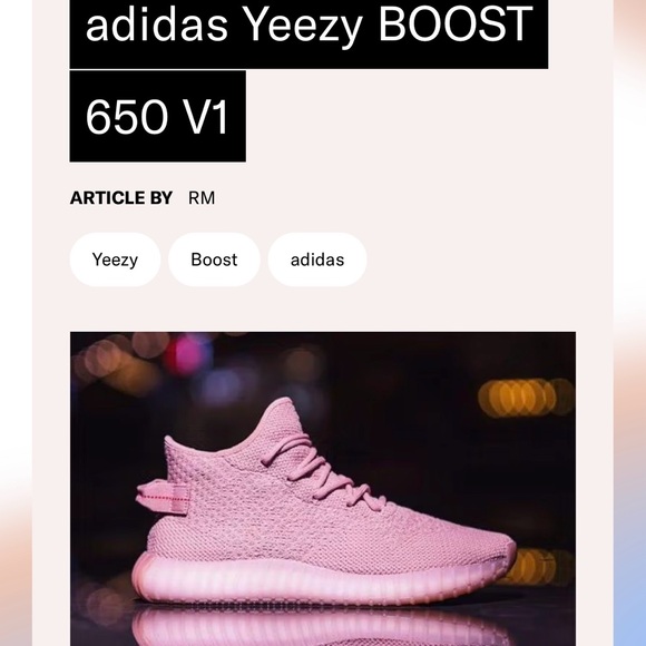 Adidas Yeezy Boost 640 V1 Pink sneakers - Picture 1 of 10